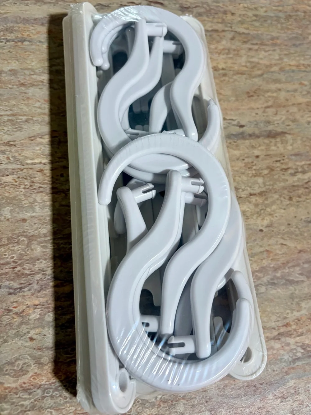 As Seen on Tv Max 6-Pack Space-Saving Closet Hangers — White